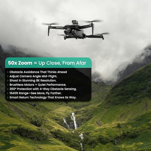 8K Camera Drone with 3 Batteries G4487