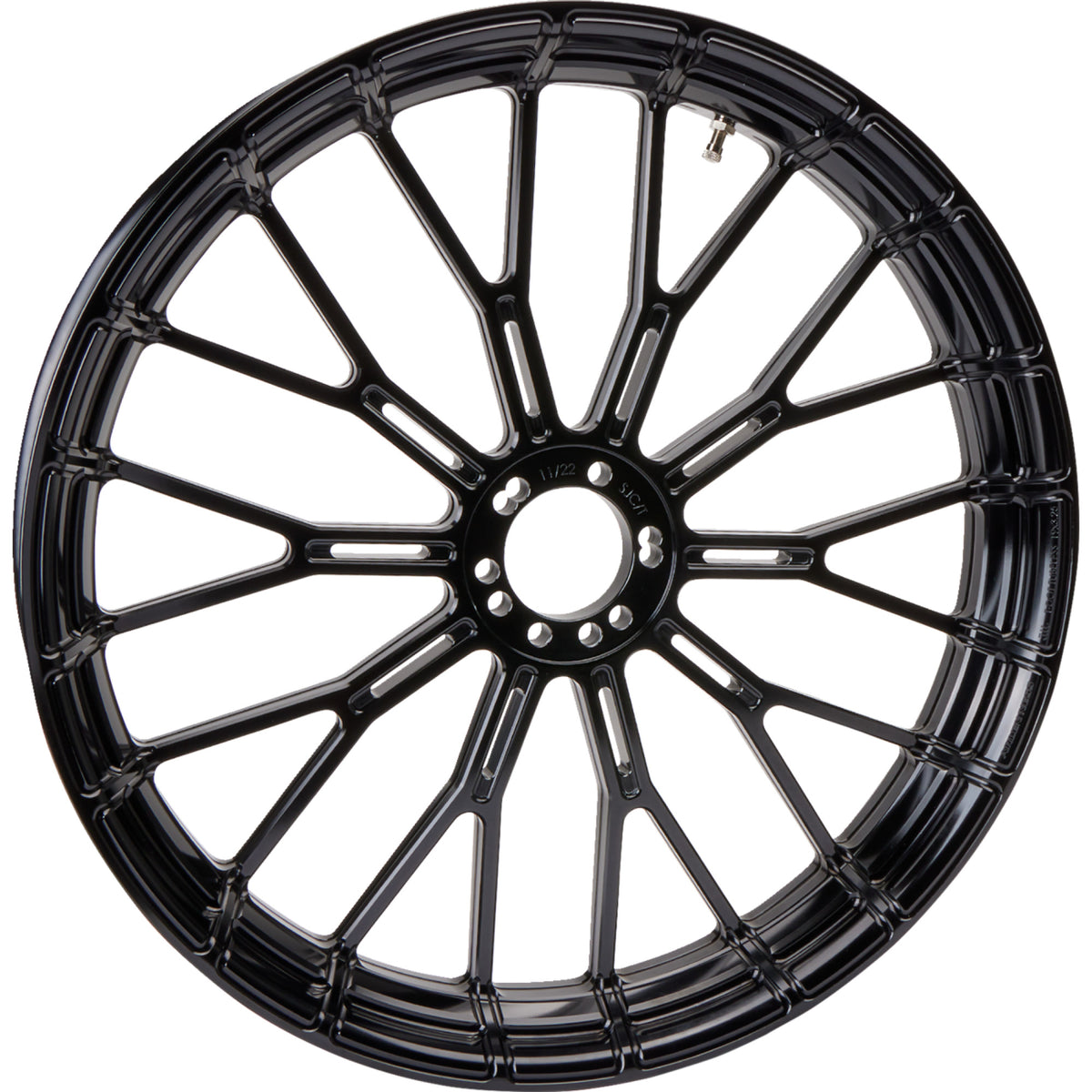 21" x 3.5" Y-Spoke Forged Black Front Wheel I930