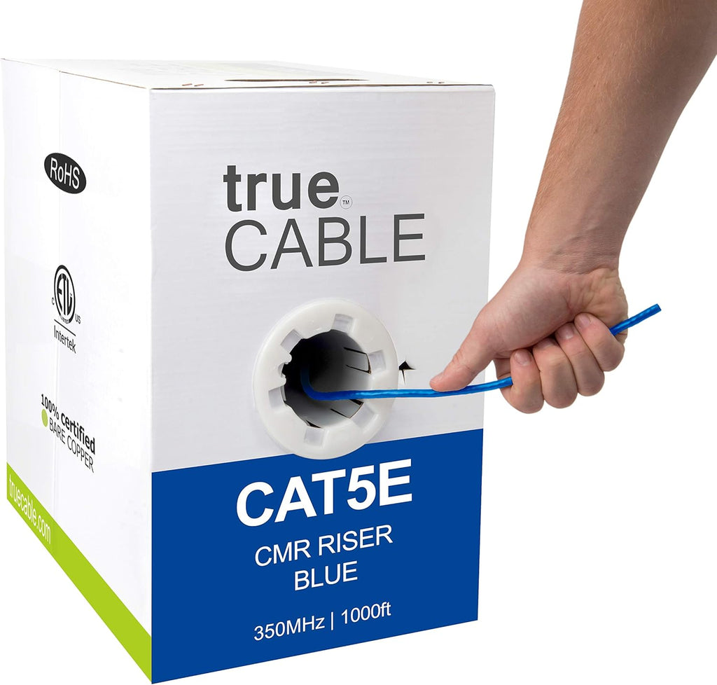 Green 1000ft Cat5e Riser UTP Bulk Ethernet Cable N91326