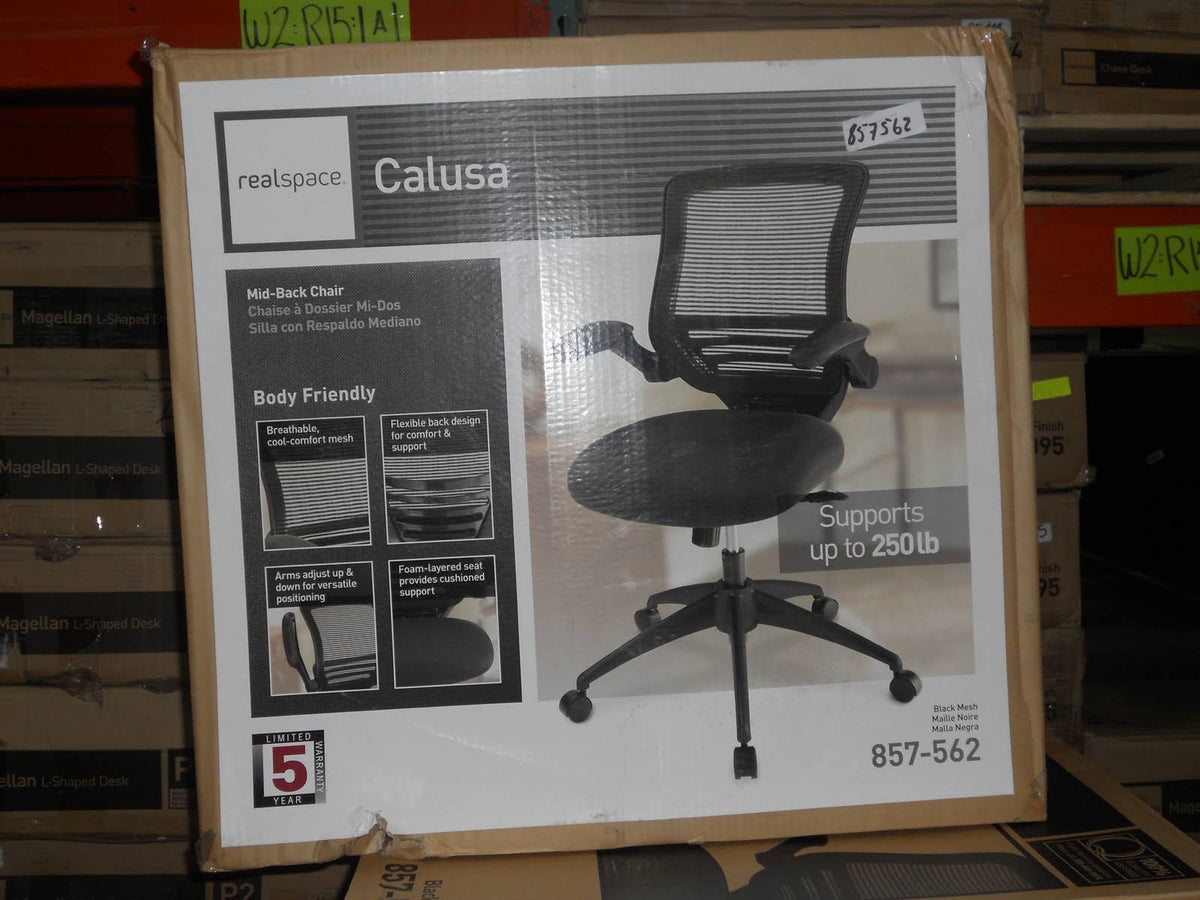 Mesh Mid-Back Chair Black G360