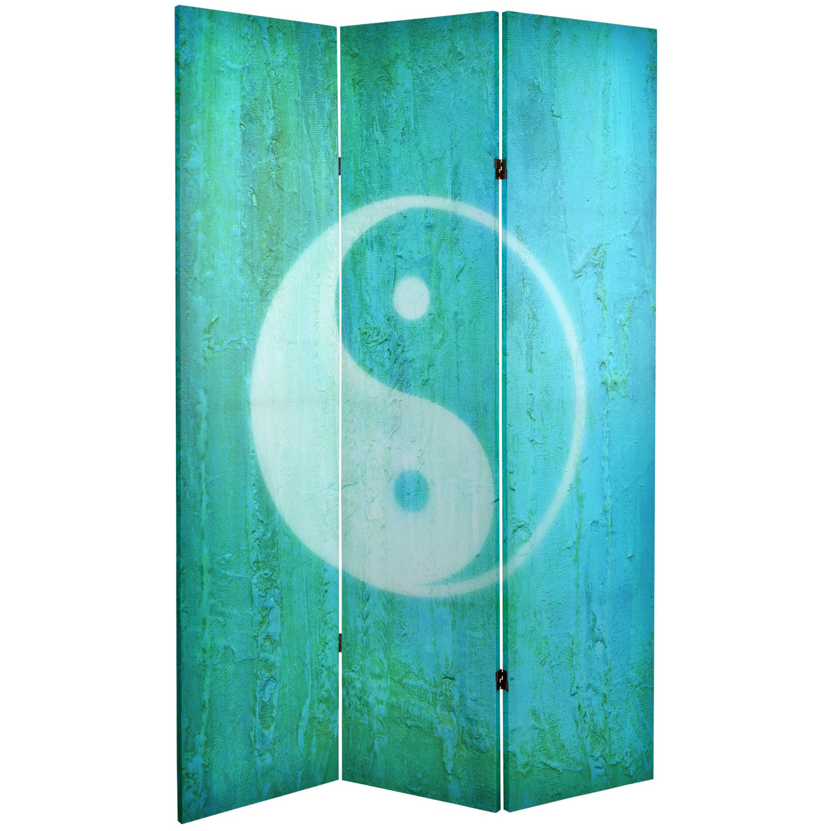 6 ft. Tall Double Sided Canvas Room Divider B87056