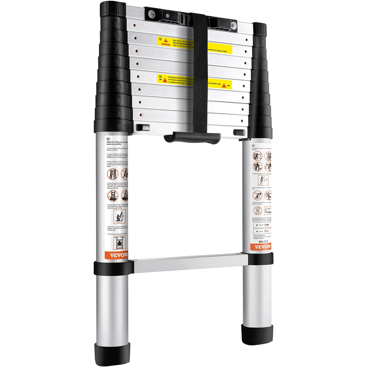 10.5FT Aluminum Telescoping Ladder L127