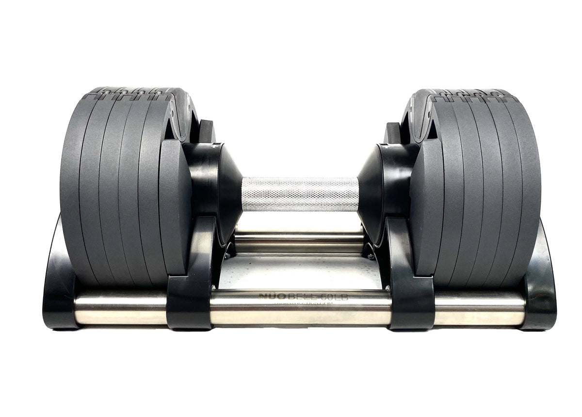 Adjustable Dumbbell 5 - 50 LB (Pair) Black with Tray A559994