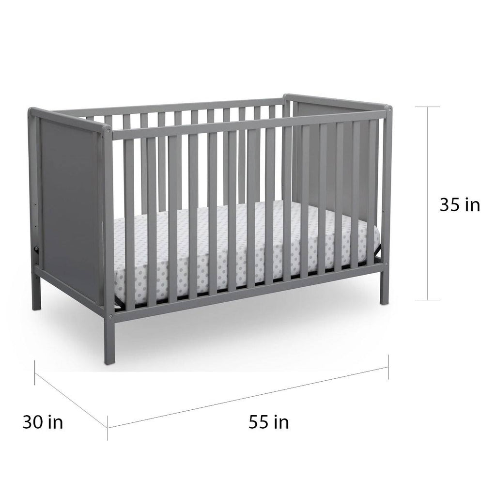 4-in-1 Bianca White Convertible Crib G2782