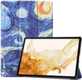Lightweight PU Leather Tri-Fold Stand Case for Galaxy Tab S8 Ultra 14.6" T89422