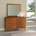 Mahogany and Okoume Veneer Dresser Mirror K257