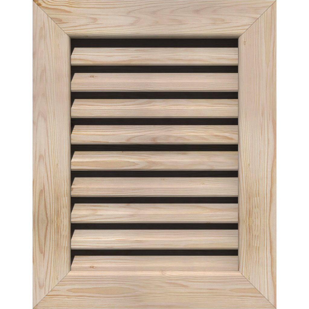 24-in W x 20-in H Vertical Gable Vent Unfinished Smooth Pine R648