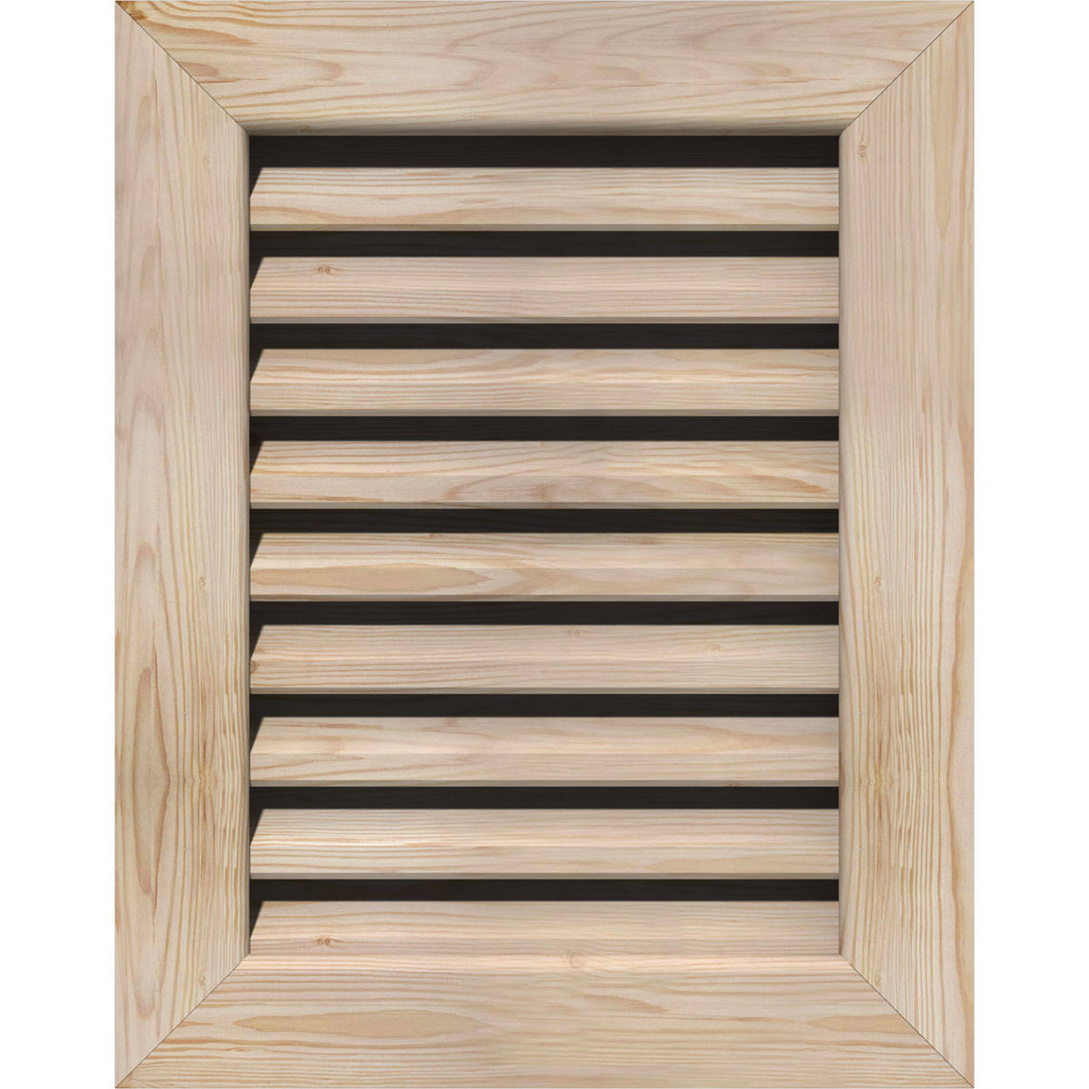 24-in W x 20-in H Vertical Gable Vent Unfinished Smooth Pine R648