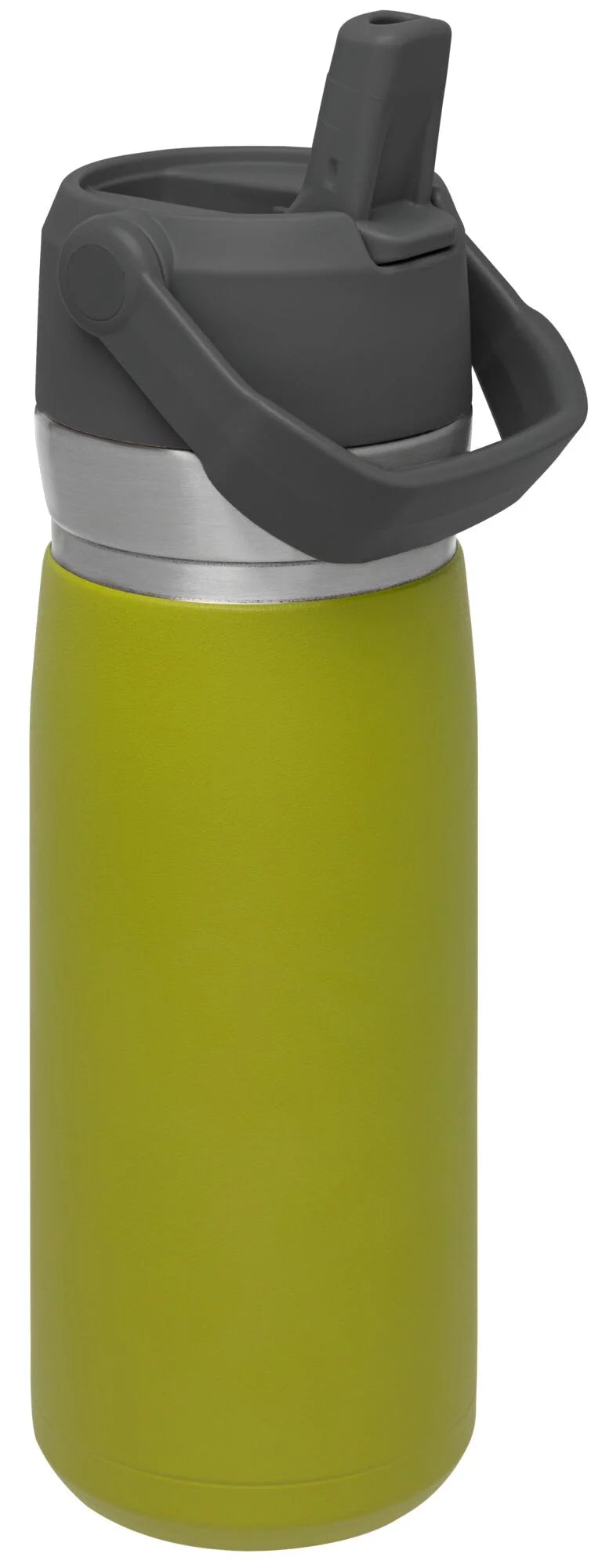 22 oz Insulated Stainless Steel Water Bottle with Straw and Flip-Top Lid J92565
