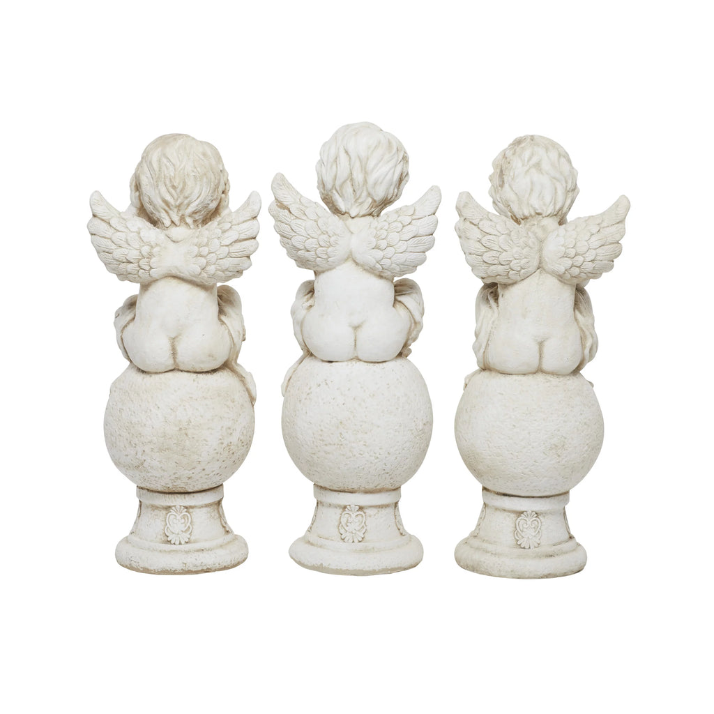 29" Indoor Outdoor Angel Garden Sculpture 3 Pack H870