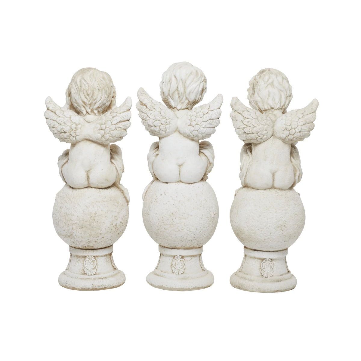 29" Indoor Outdoor Angel Garden Sculpture 3 Pack H870