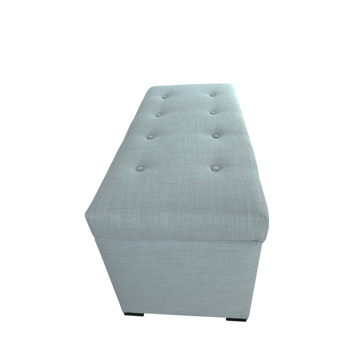 Green 8 Button Tufted Storage Bench R70339