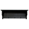 Sage Green Rectangular Storage Shelf with Pegs A9477