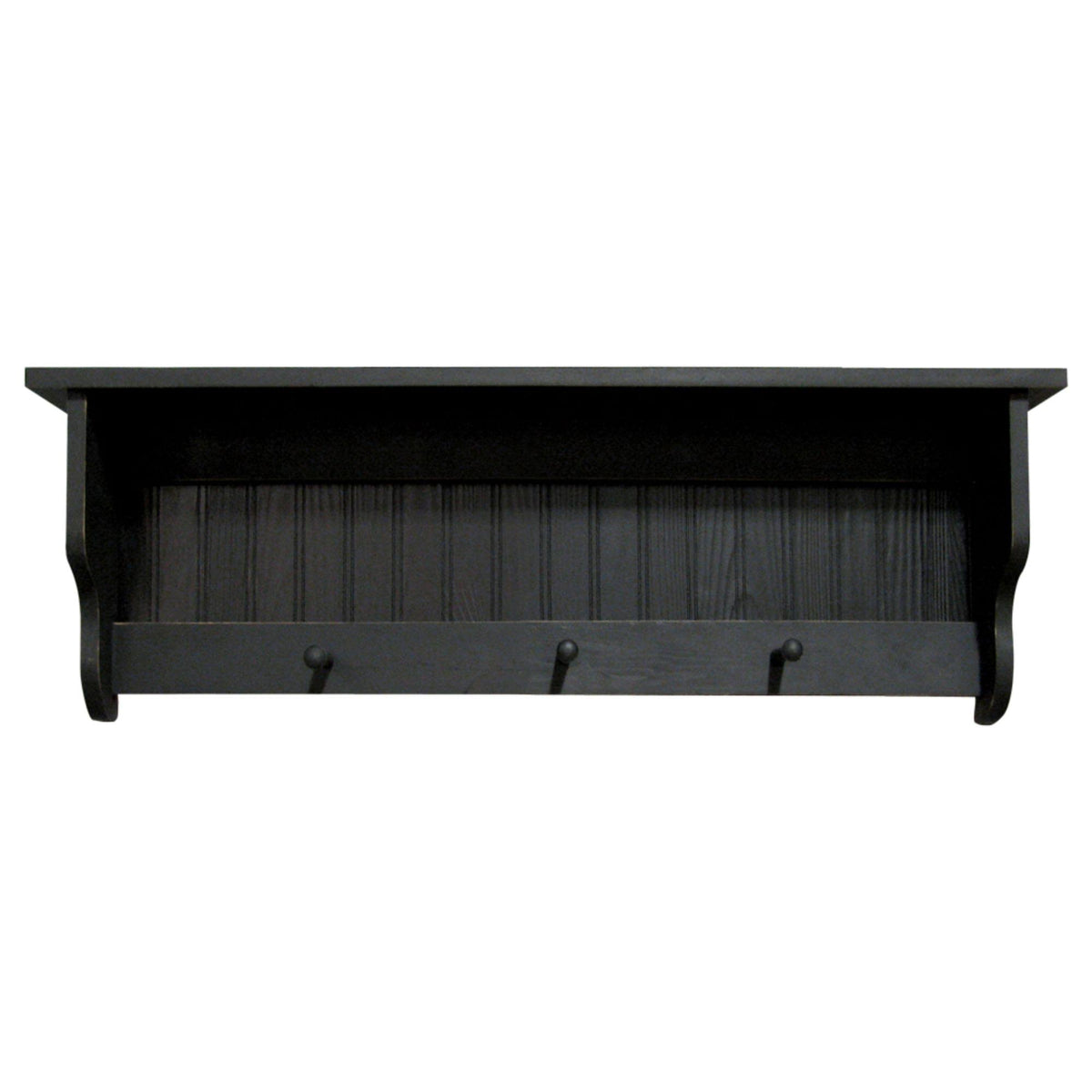 Sage Green Rectangular Storage Shelf with Pegs A9477