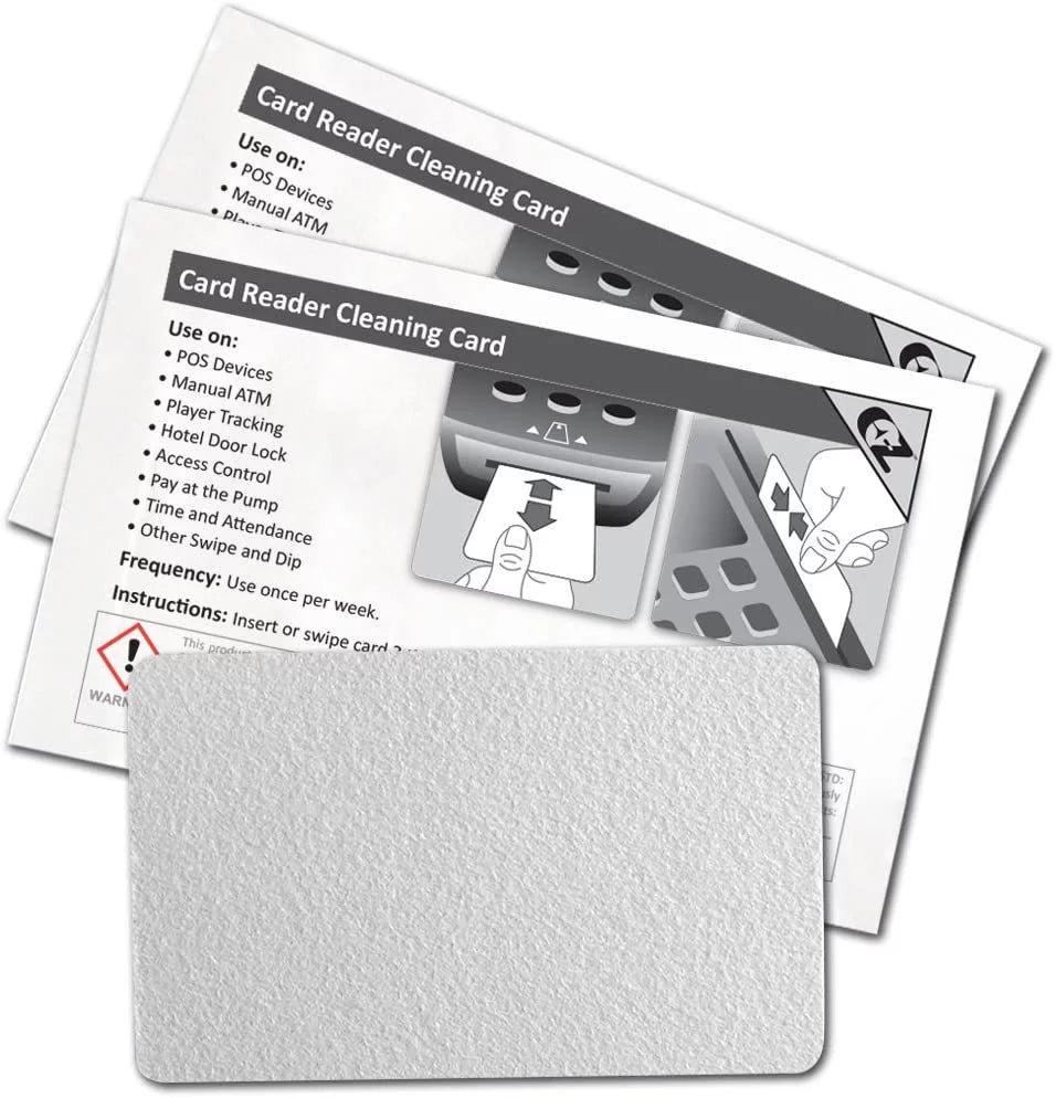 Credit Card Reader Cleaning Cards 50 Cards L68002