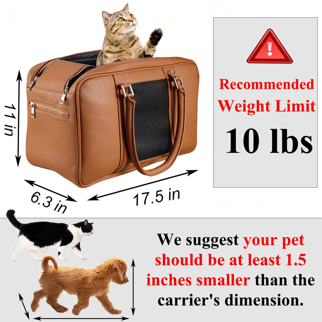Dog Purse Carrier for Small Dogs with 2 Extra Pockets H2908