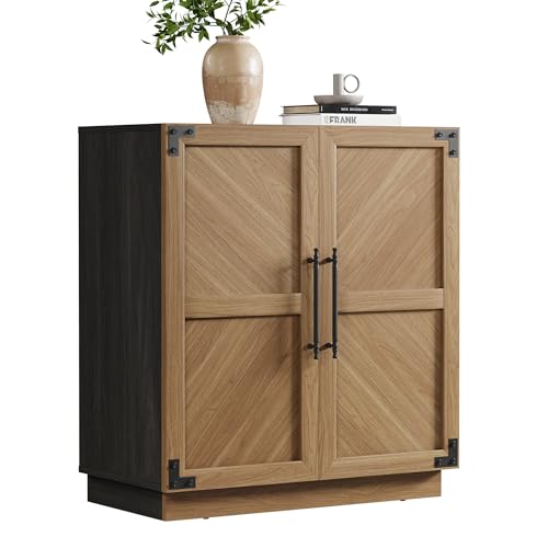 Sideboard Buffet Cabinet with Doors and Adjustable Shelves D7962