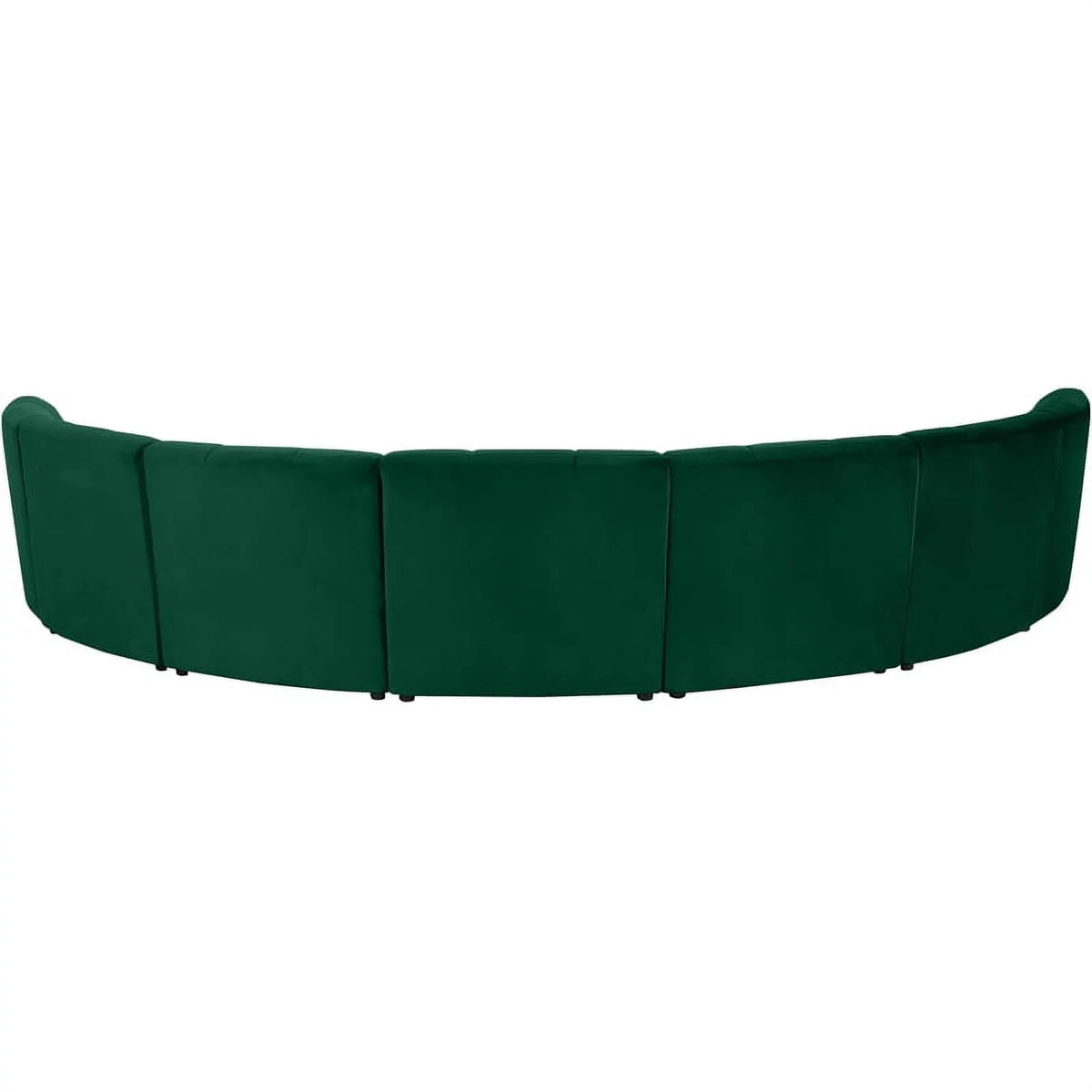 Green Velvet Tufted 7 Piece Sectional Sofa N94655