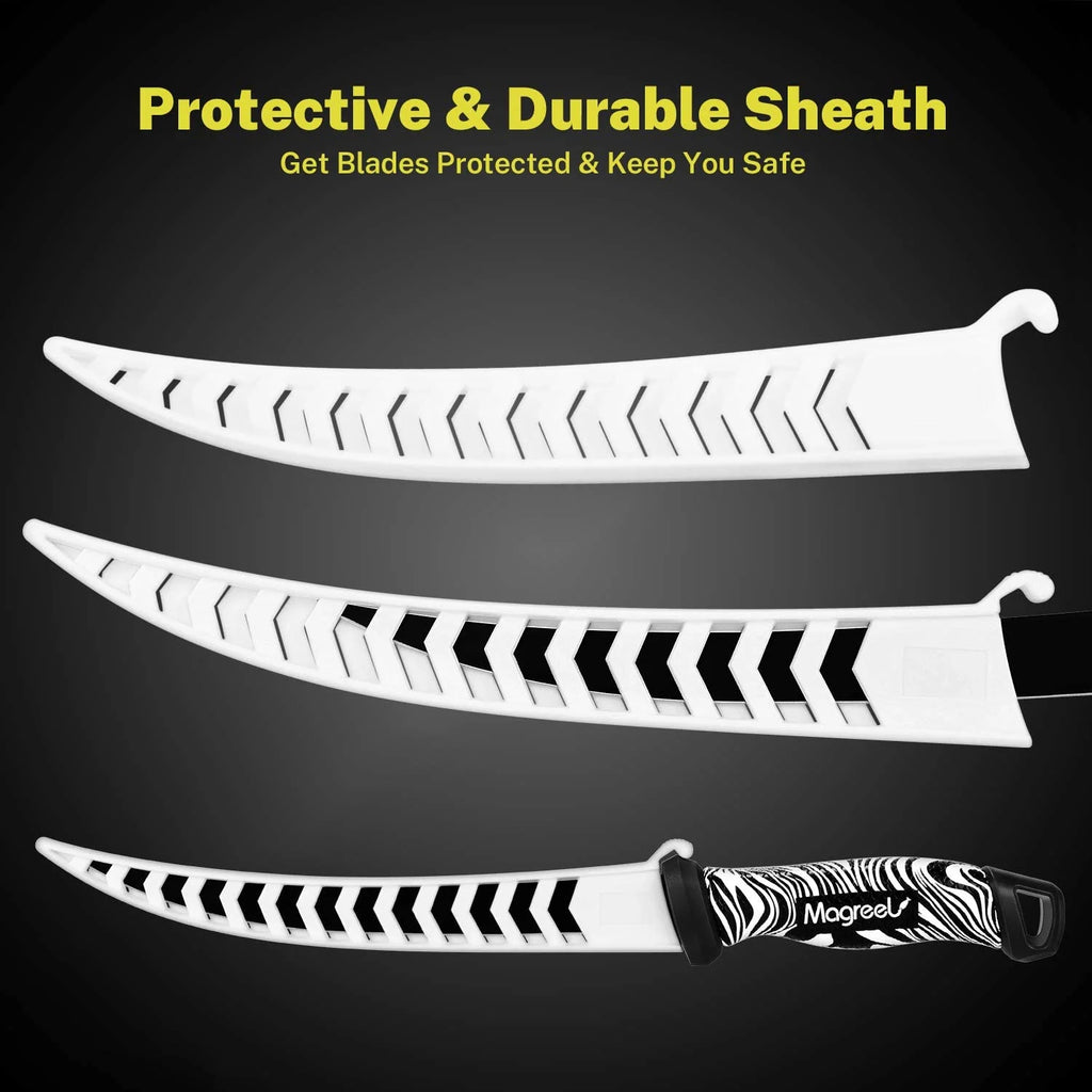 Fillet Knife Stainless Steel Non-Slip Grip V2501