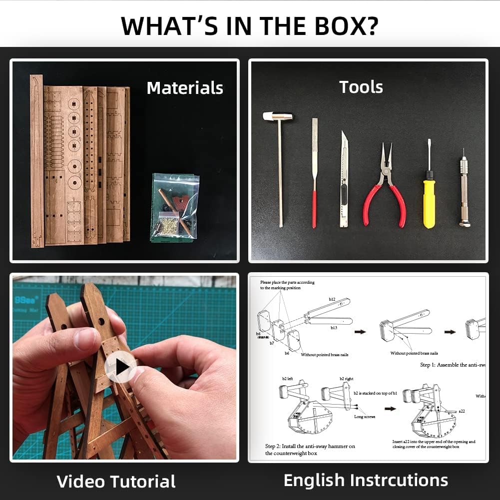 3D Wooden Puzzles DIY Model Kits A68921