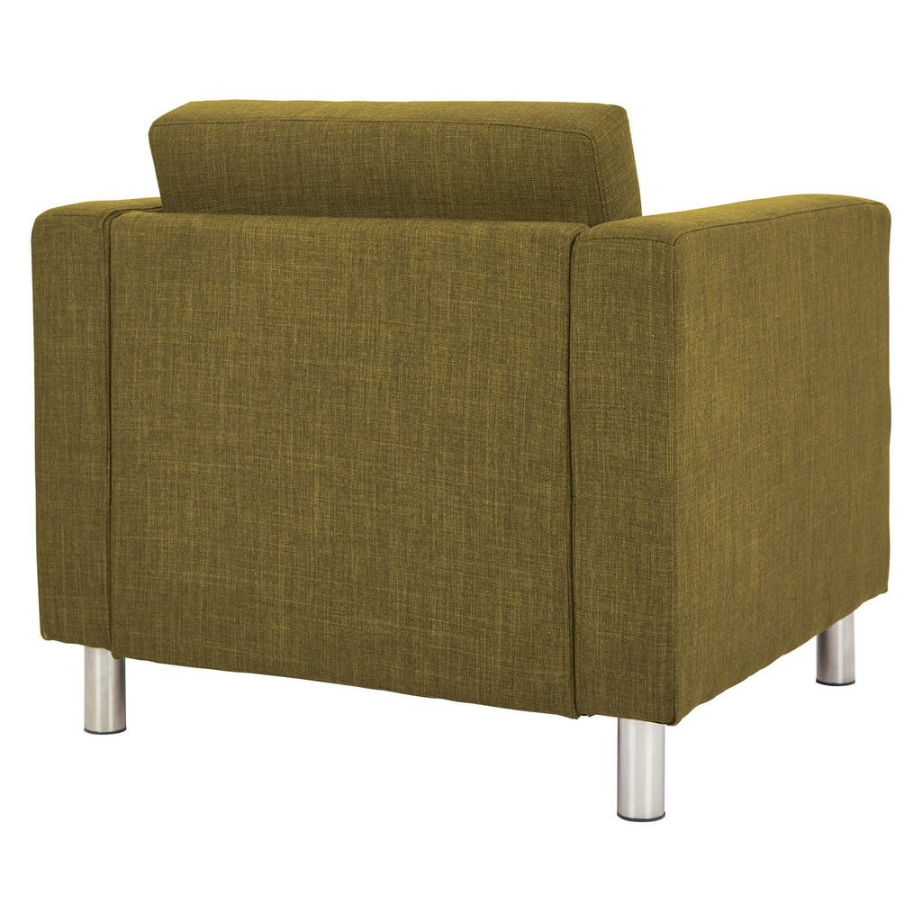 Tangerine Fabric Armchair D296