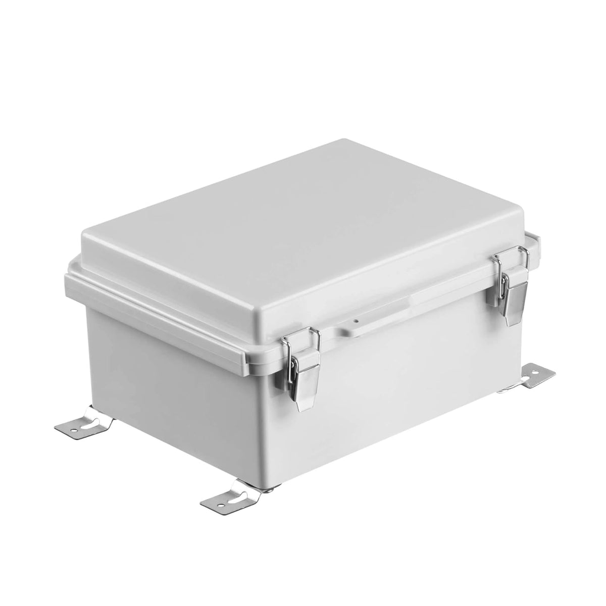 IP67 Waterproof Plastic Junction Box with Hinged Cover and Mounting Plate B694
