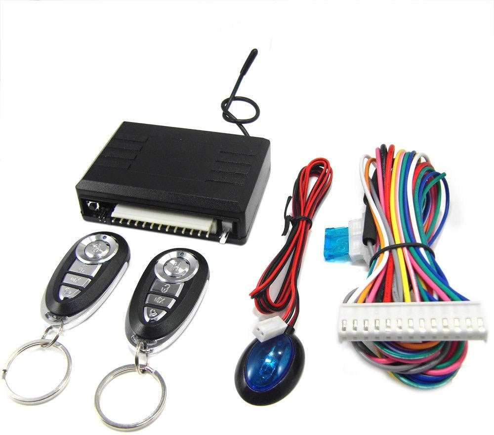 3-Channel 1-Way Car Alarm Keyless Entry System Pack of 2 X175383