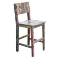 Teak Recycled Teak 28 in. Barstool I24606