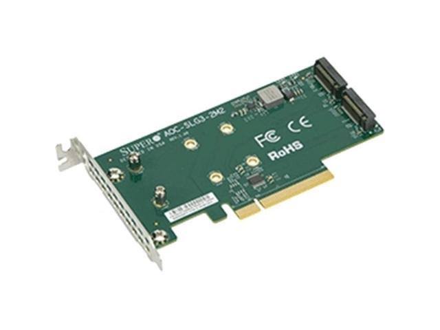 PCIe Add-On Card for Up to Two NVMe SSDs R19943