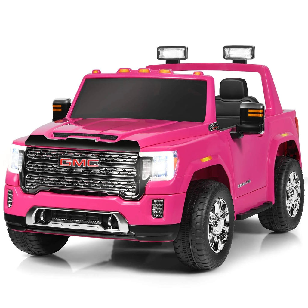 12V 2-Seater Pink Kids Ride on Truck with Storage Box K47766