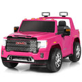 12V 2-Seater Pink Kids Ride on Truck with Storage Box K47766