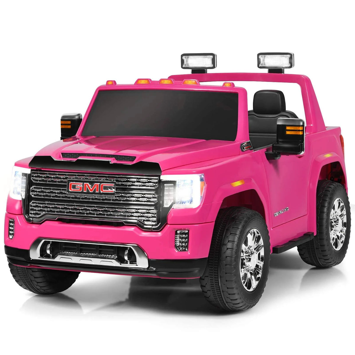 12V 2-Seater Pink Kids Ride on Truck with Storage Box K47766
