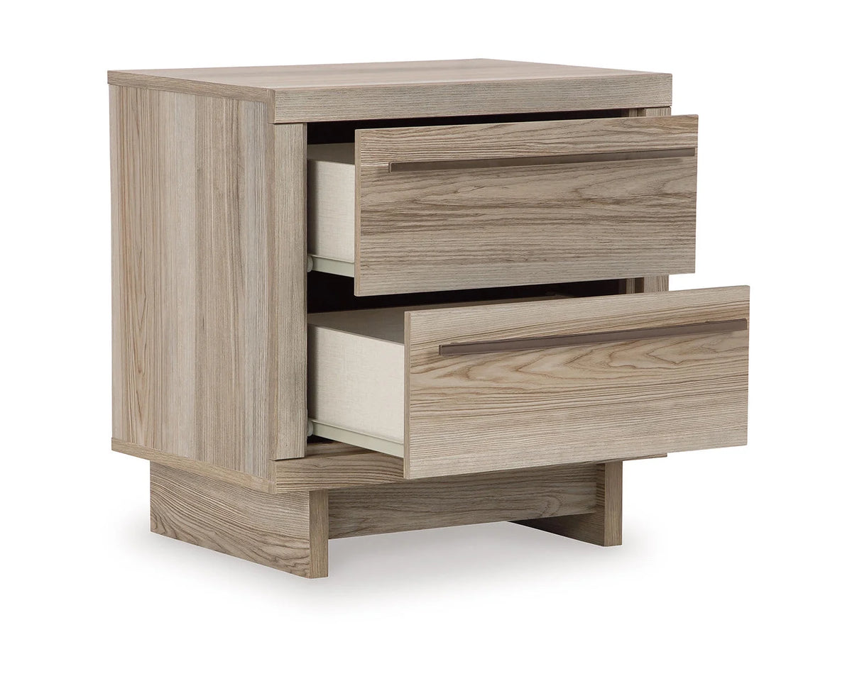 2 Drawer Nightstand with USB & Qi Wireless Charging U278181