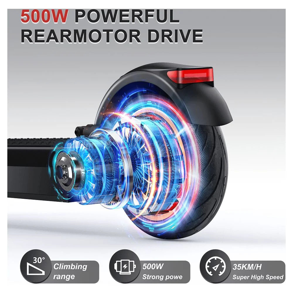 500W Foldable Electric Scooter with Air Tire K662