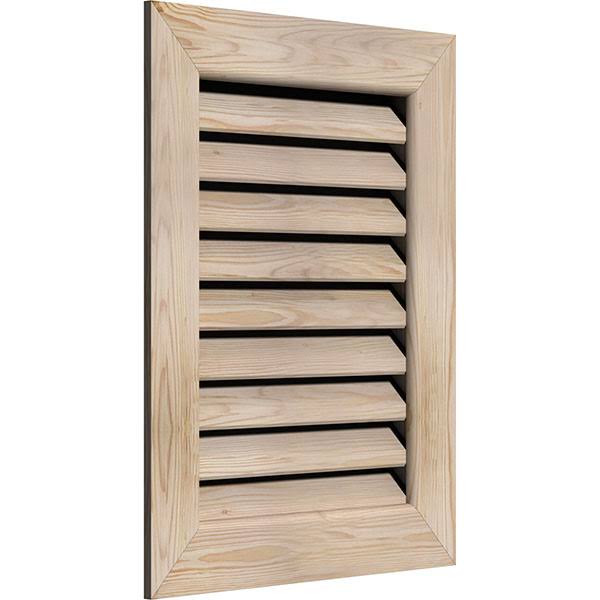 24-in W x 20-in H Vertical Gable Vent Unfinished Smooth Pine R648