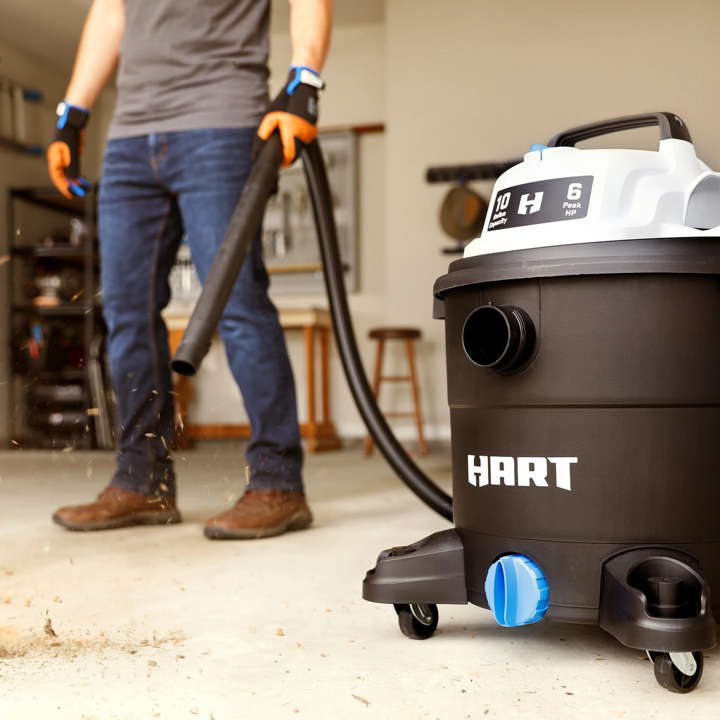 10 Gallon 6 Peak HP Poly Wet/Dry Vacuum V93540