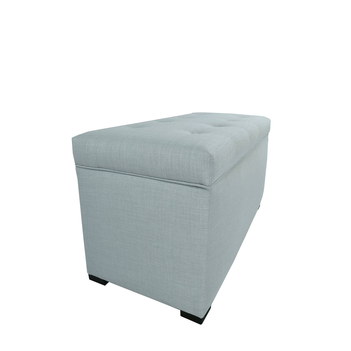 Green 8 Button Tufted Storage Bench R70339