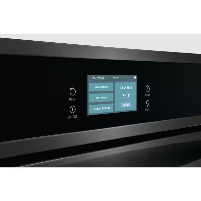 30 in Electric Built-In Wall Oven & Microwave Combination Black Stainless Steel S43441