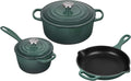 5-Piece Enameled Cast Iron Cookware Set E7442