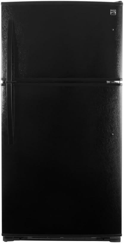 Black Top-Freezer Refrigerator with Ice Maker, 21 Cubic Ft. C9754