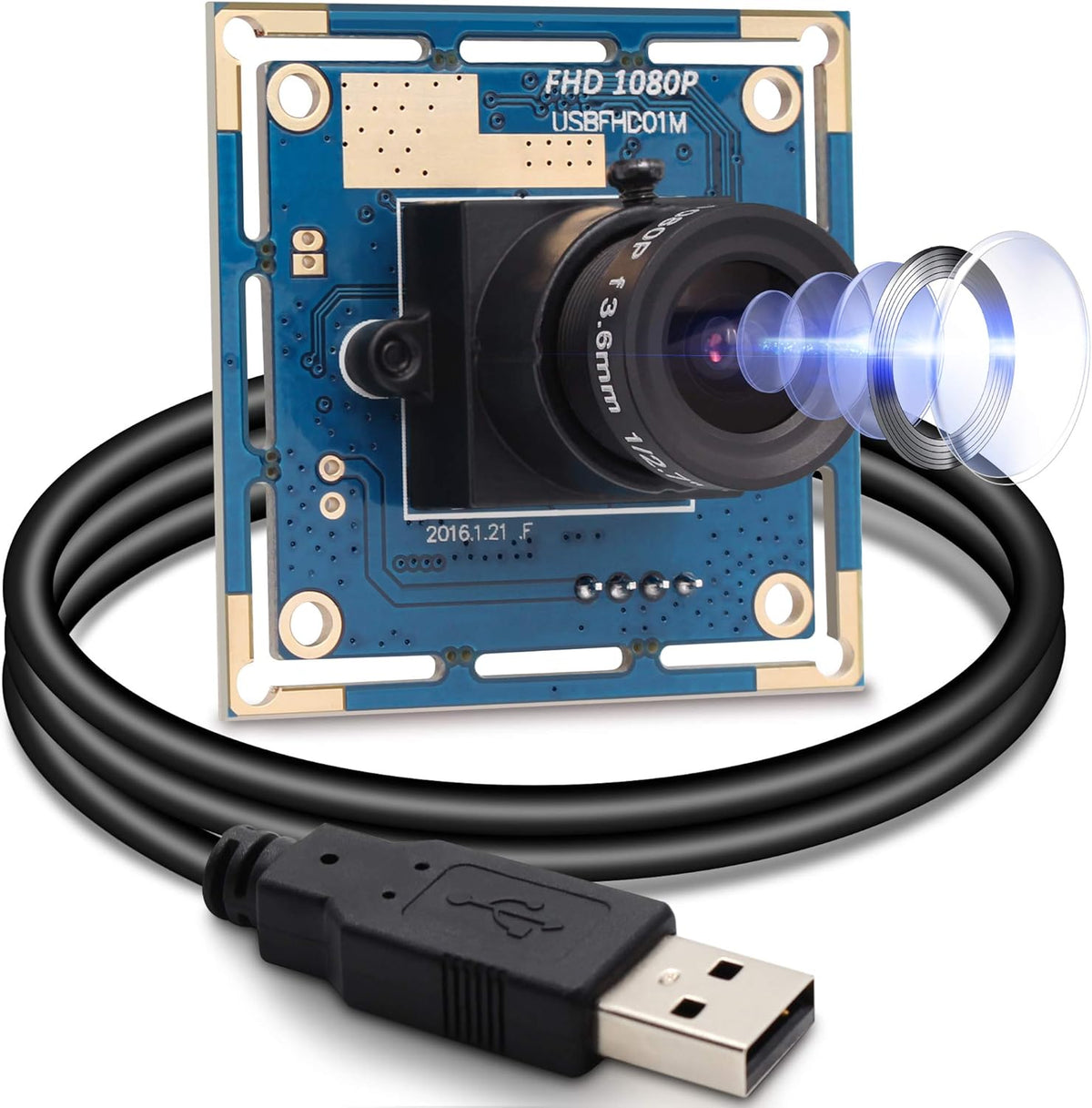 USB Camera Module 2 Megapixel HD 1080P Mini USB Camera Board X61508