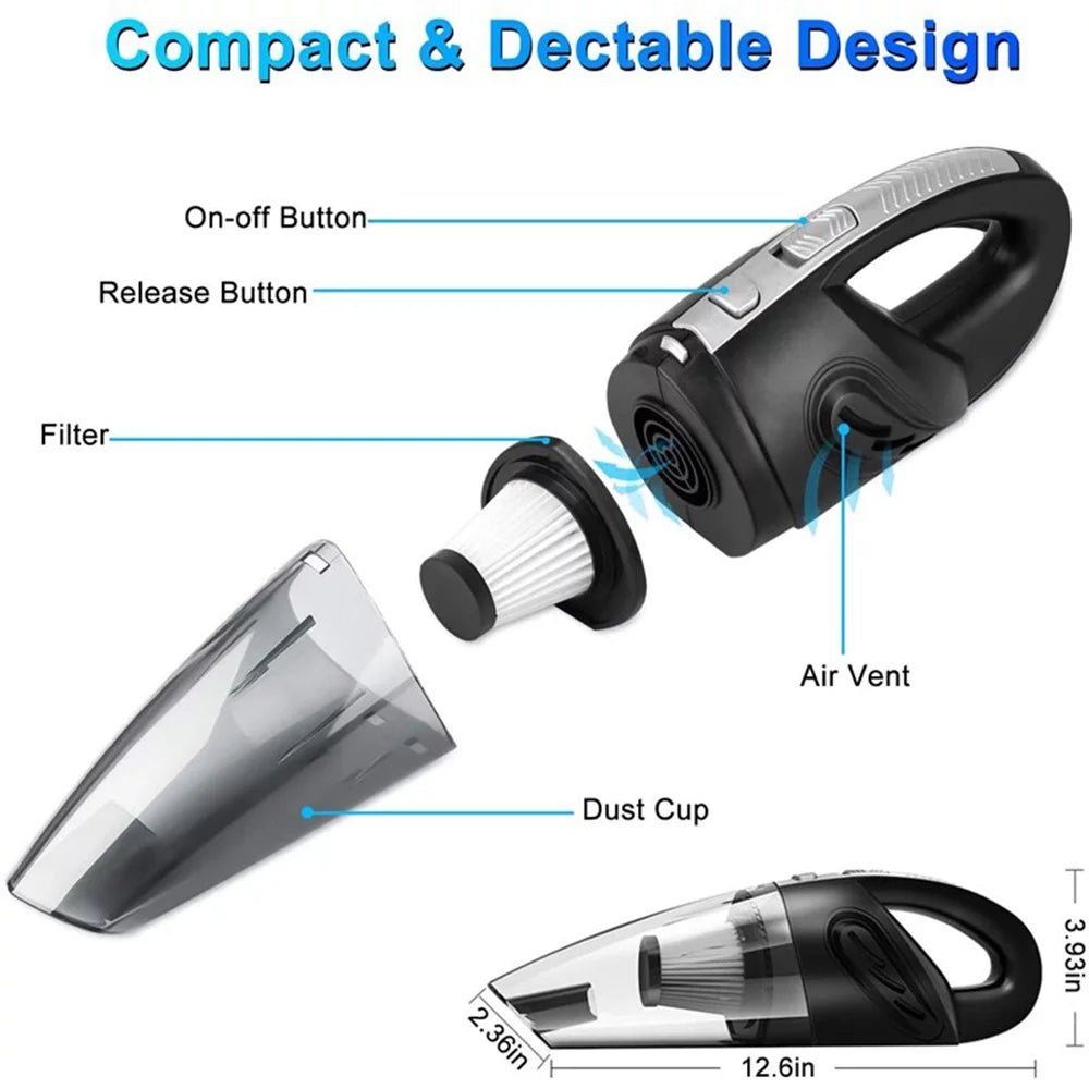 Cordless Handheld Car Vacuum Cleaner A643