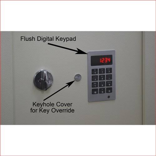 Fire Resistant Electronic Wall Safe L6335