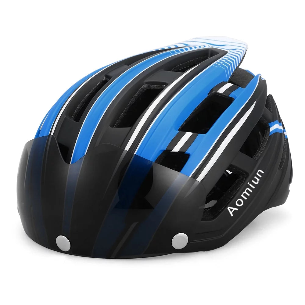 Mountain Bike Helmet with Back Light Detachable Magnetic Visor K959