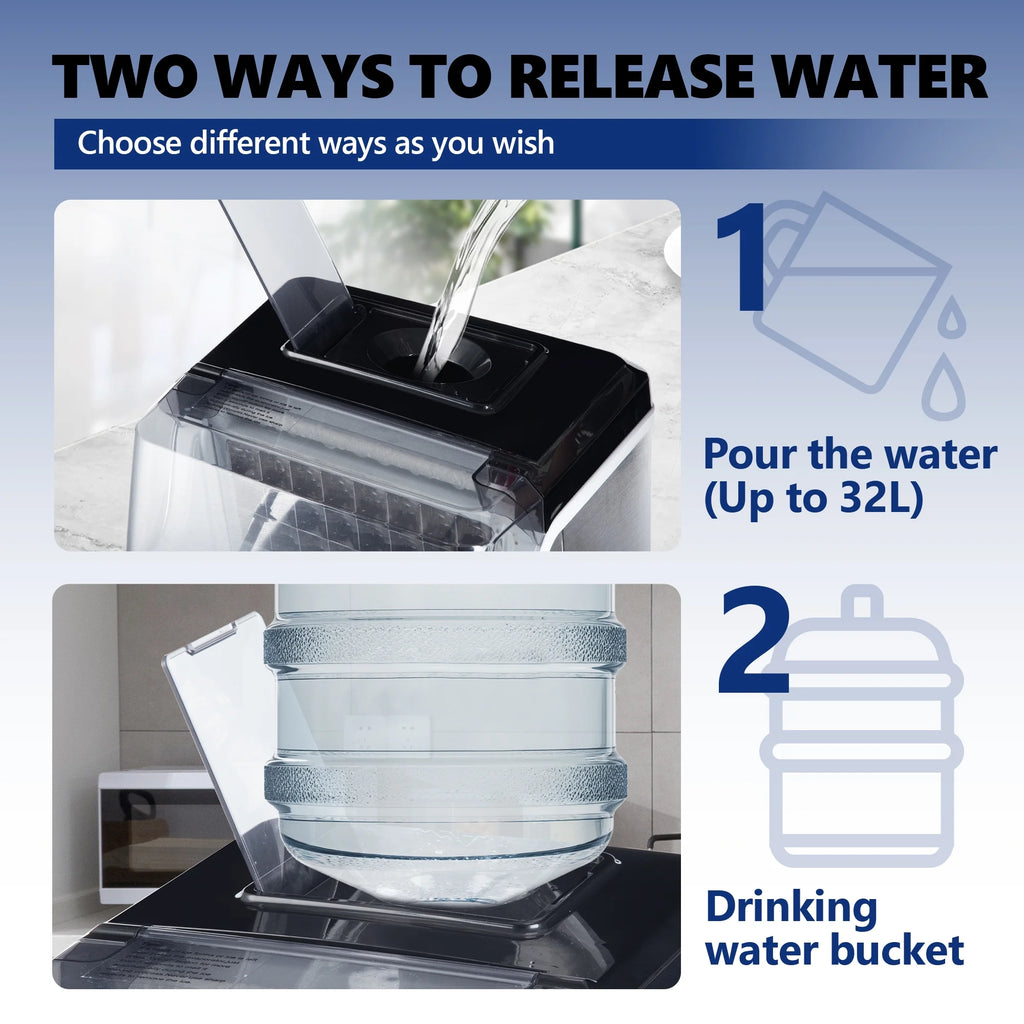Portable Ice Cube Maker Machine Countertop O636482