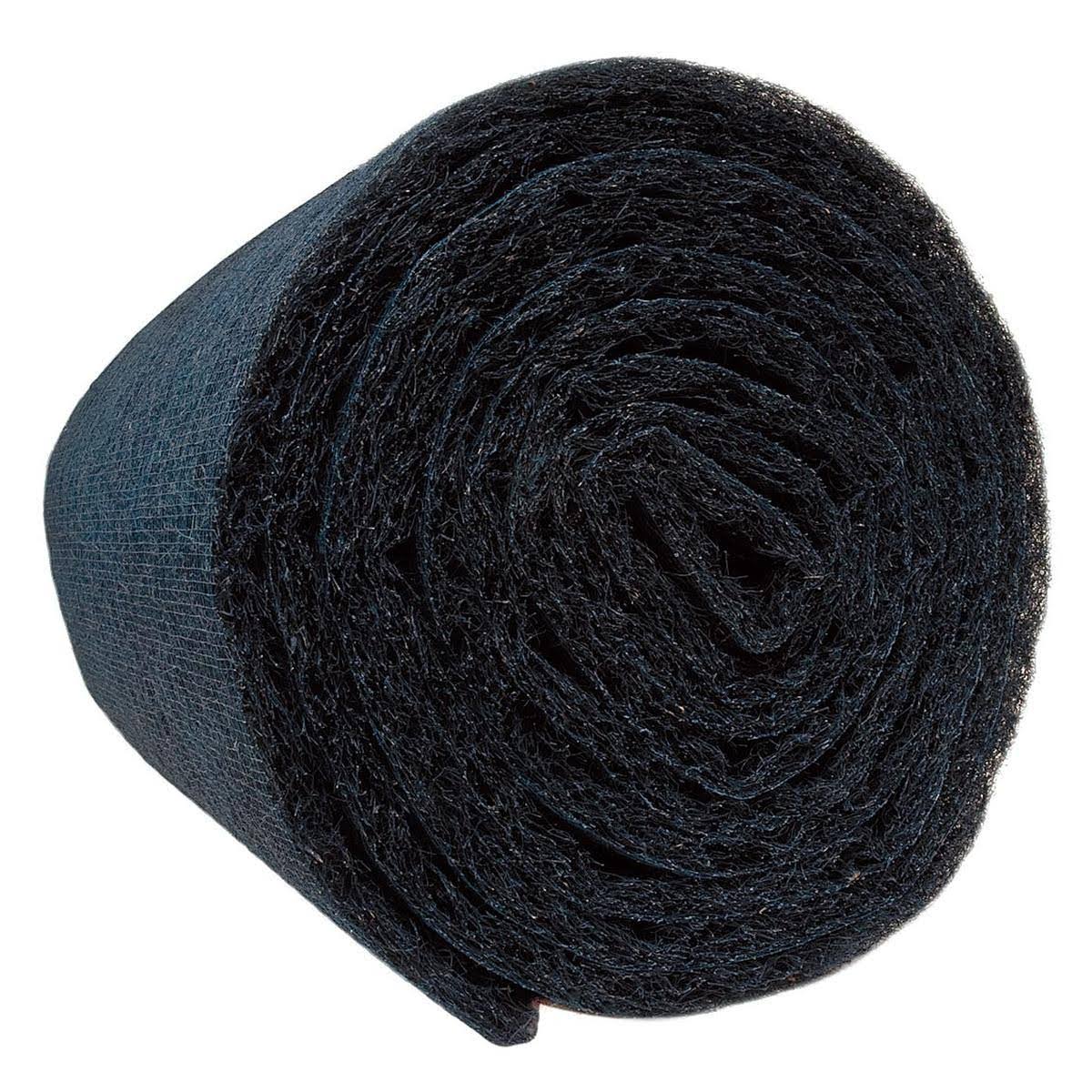 Carbon Filter Media Roll, 1200x1/4x19-1/2, Black R650