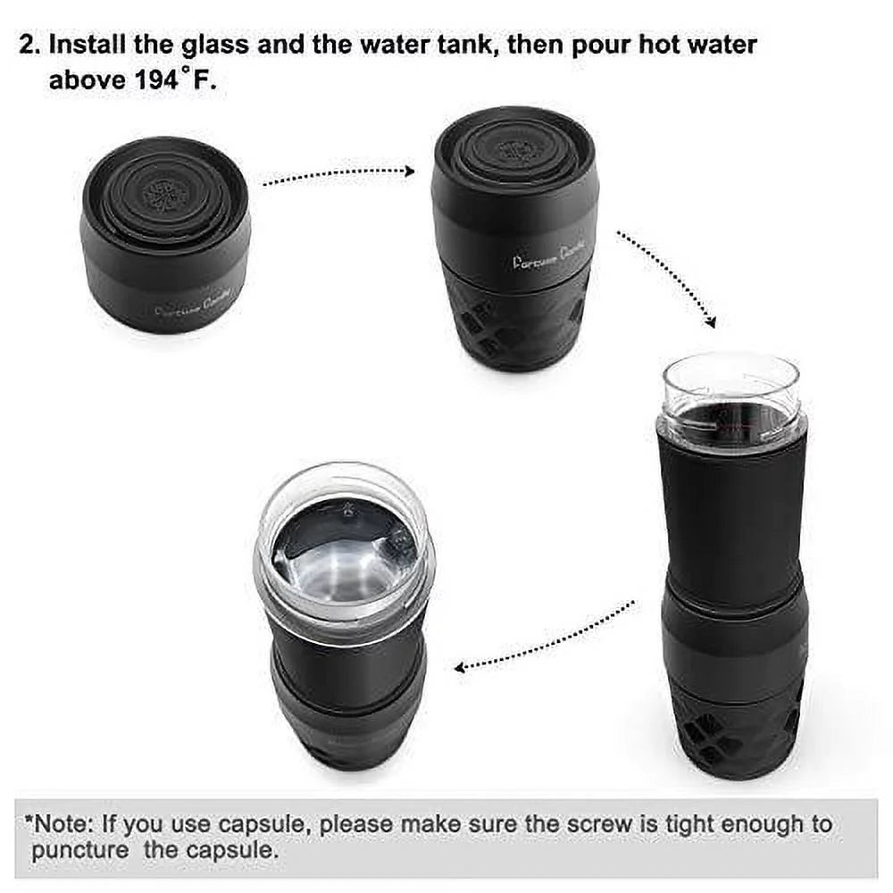 Portable Manual Espresso Coffee Maker H13875