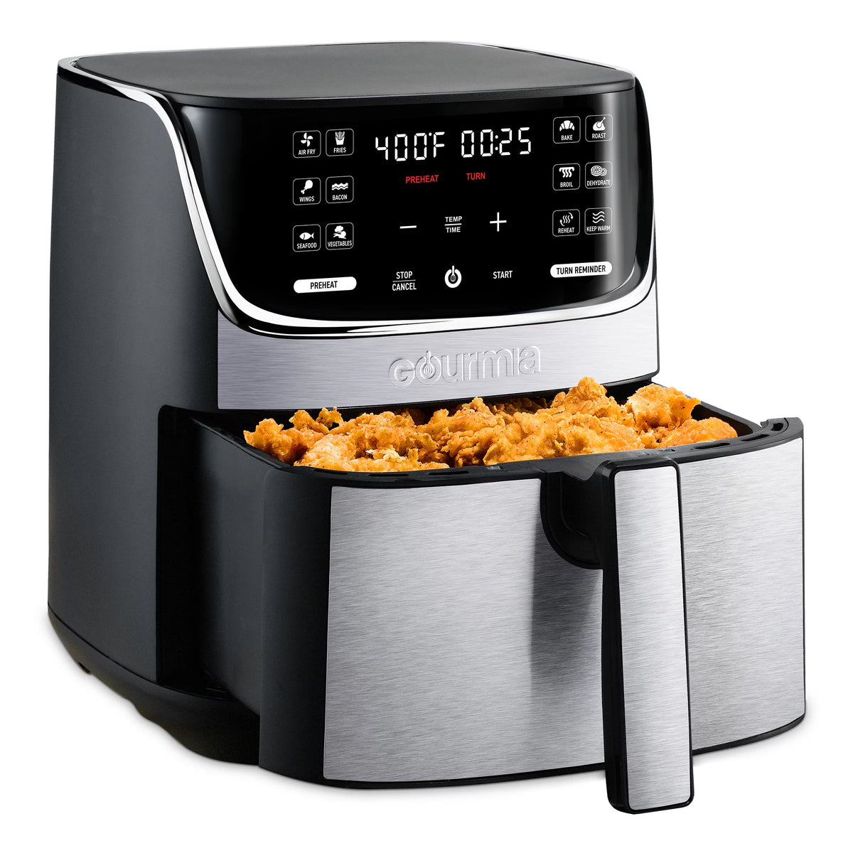 7 QT Digital Air Fryer with 12 One Touch Presets L497657