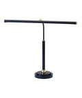 LED Piano Lamp Black & Brass T8499