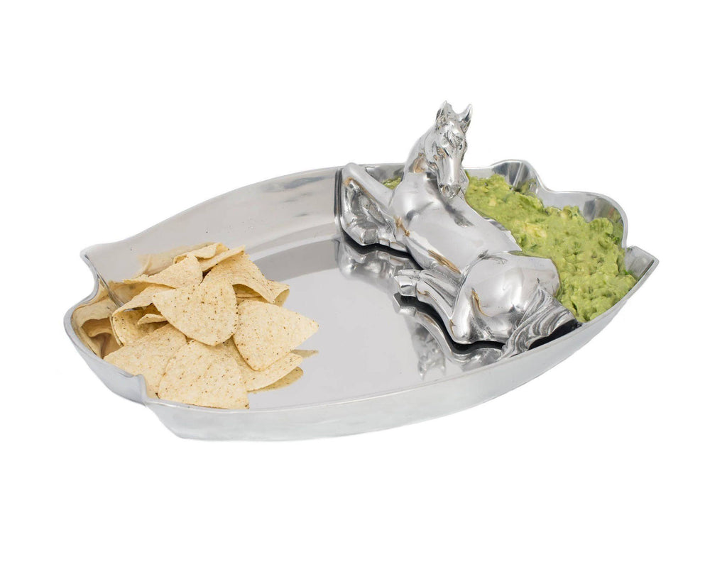 Horse Figural Chip and Dip K978007